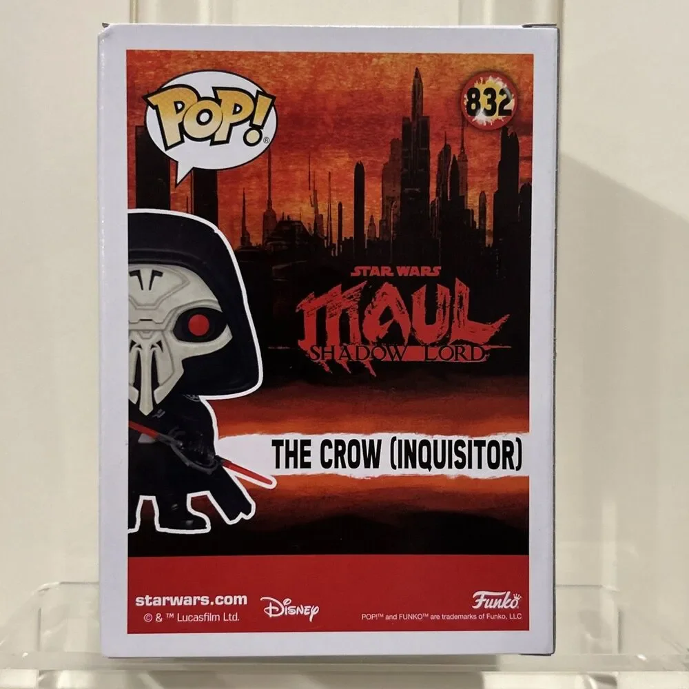 Funko POP! Star Wars The Crow Inquisitor w/ Protector Exclusive #832🔥